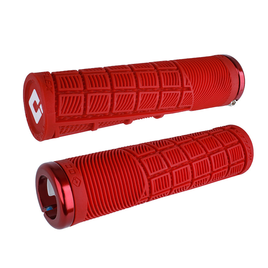 Par de puños MTB Reflex V2.1 Lock-On 33,5 mm x 135 mm rojo